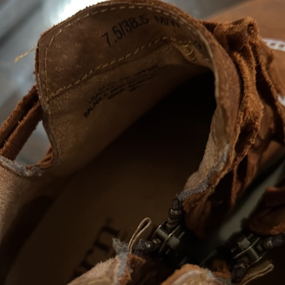 Born
Tarkiln Distressed Wraparound Lace Detail Leather Booties - Picture 12 of 17